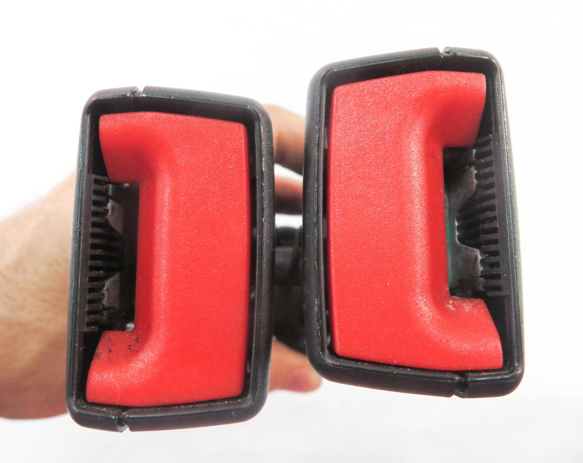 Thumbnail 8: 2008 BMW X5 (E70) REAR 3rd THIRD ROW SEAT SEATBELT BUCKLE RECEIVER SET-2
