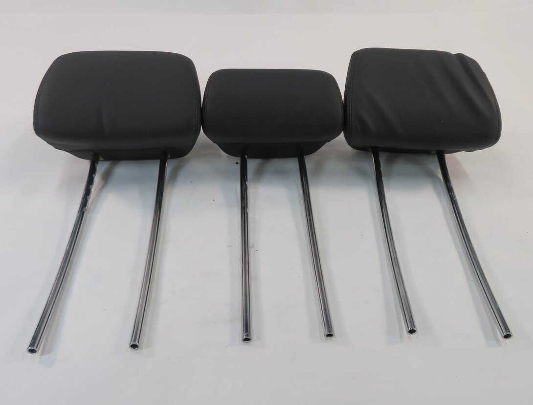 2011 MERCEDES E350 (W212) REAR SEAT HEADREST SET-3 (BLACK ANTHRACITE 101A)