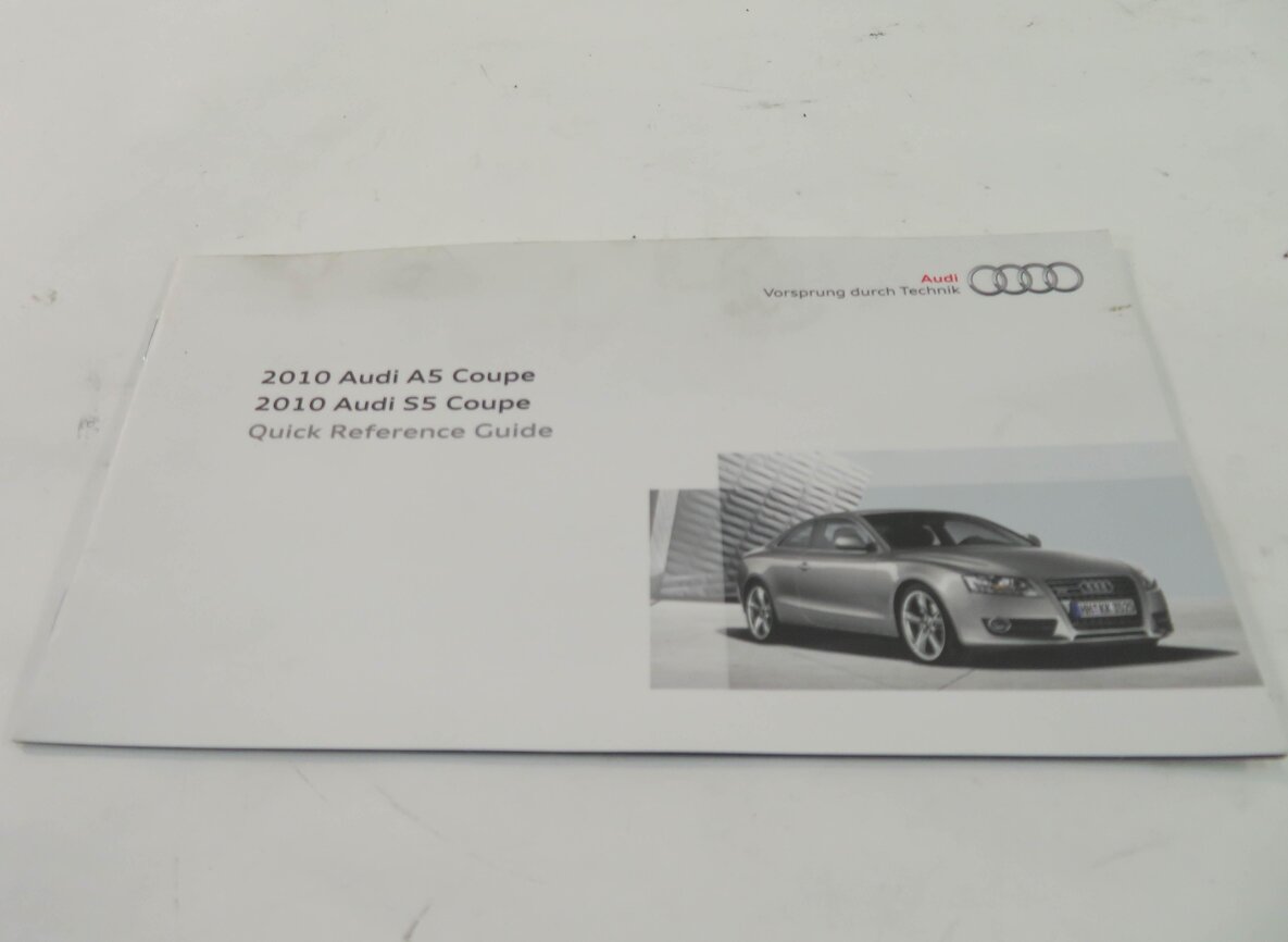 Thumbnail 6: 2010 AUDI A5 (B8 8T) OWNERS MANUAL SERVICE GUIDE BOOK BOOKLET SET w/ CASE