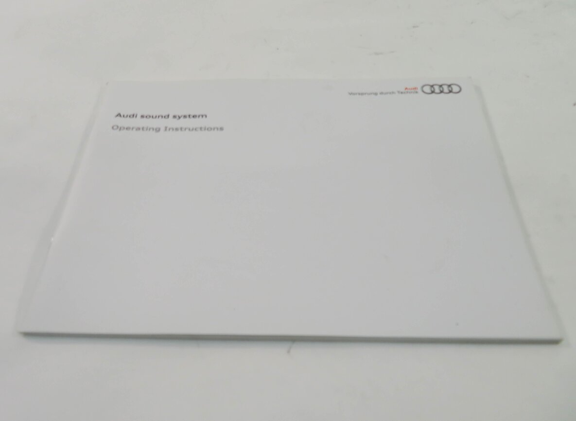 Thumbnail 7: 2010 AUDI A5 (B8 8T) OWNERS MANUAL SERVICE GUIDE BOOK BOOKLET SET w/ CASE