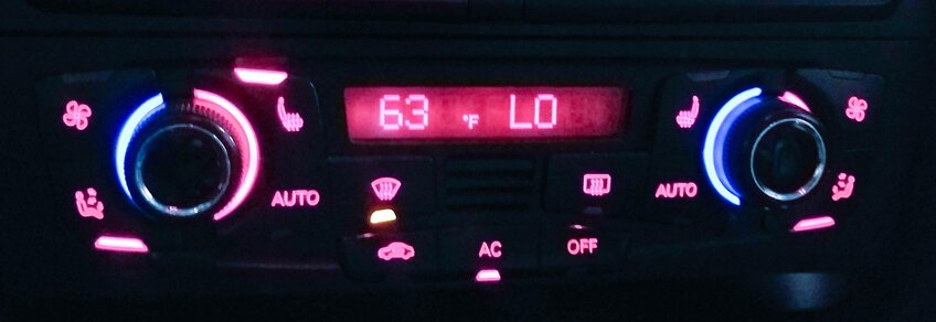 Thumbnail 2: 09-13 AUDI A5 S5 Q5 (B8 8T 8R) FRONT HEATER A/C TEMPERATURE CONTROL (DUAL ZONE)