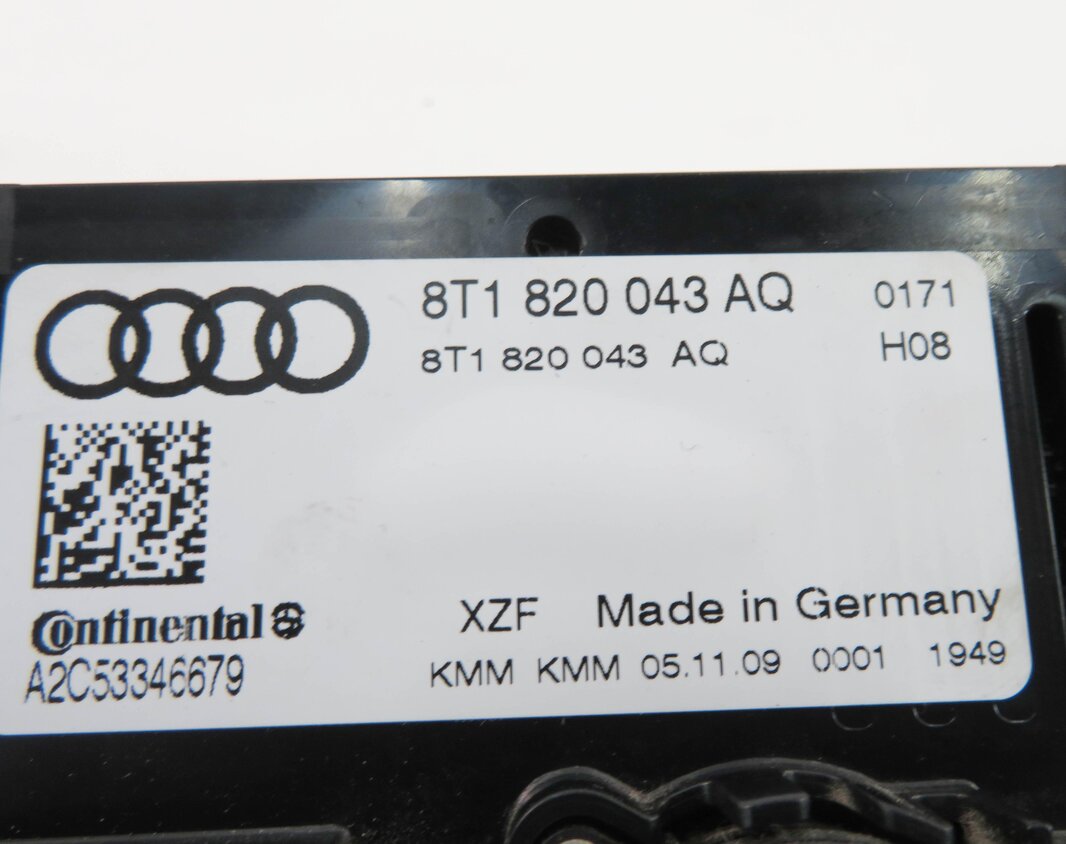Thumbnail 9: 09-13 AUDI A5 S5 Q5 (B8 8T 8R) FRONT HEATER A/C TEMPERATURE CONTROL (DUAL ZONE)