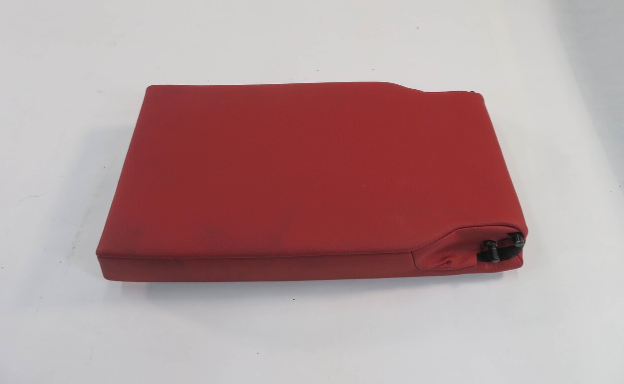 Thumbnail 2: 2011 BMW 335i (E92) COUPE - REAR SEAT ARM REST CENTER CONSOLE CUP HOLDER (RED)