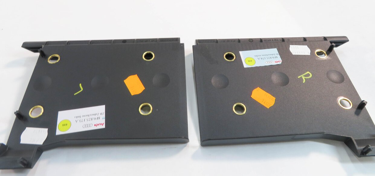 Thumbnail 6: 2013 AUDI A5 (B8 8T) CONVERTIBLE - STORAGE COVER SLIDING TRACK BRACKET SET-2