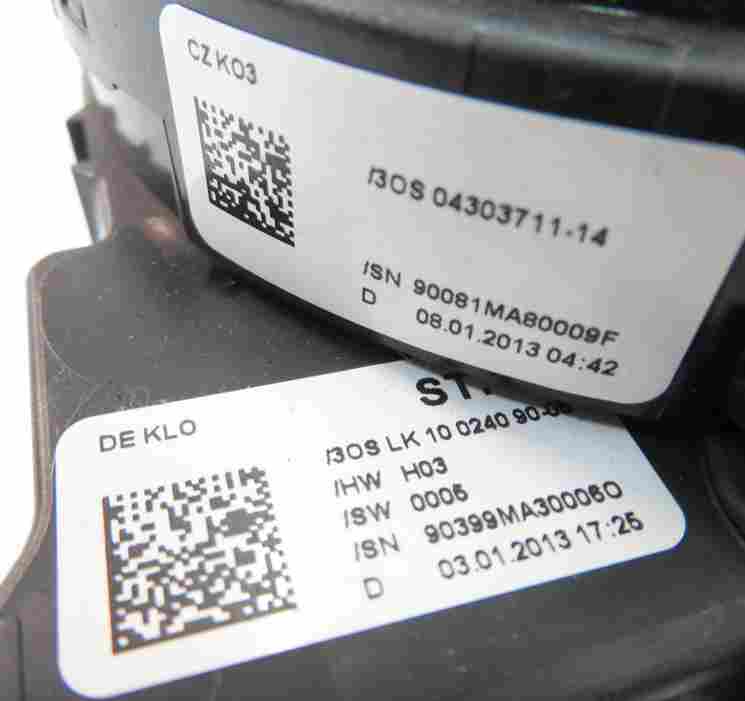 Thumbnail 8: 08-17 AUDI A4 S4 A5 S5 Q5 (B8 8K 8T 8R) STEERING WHEEL CLOCK SPRING SLIP RING