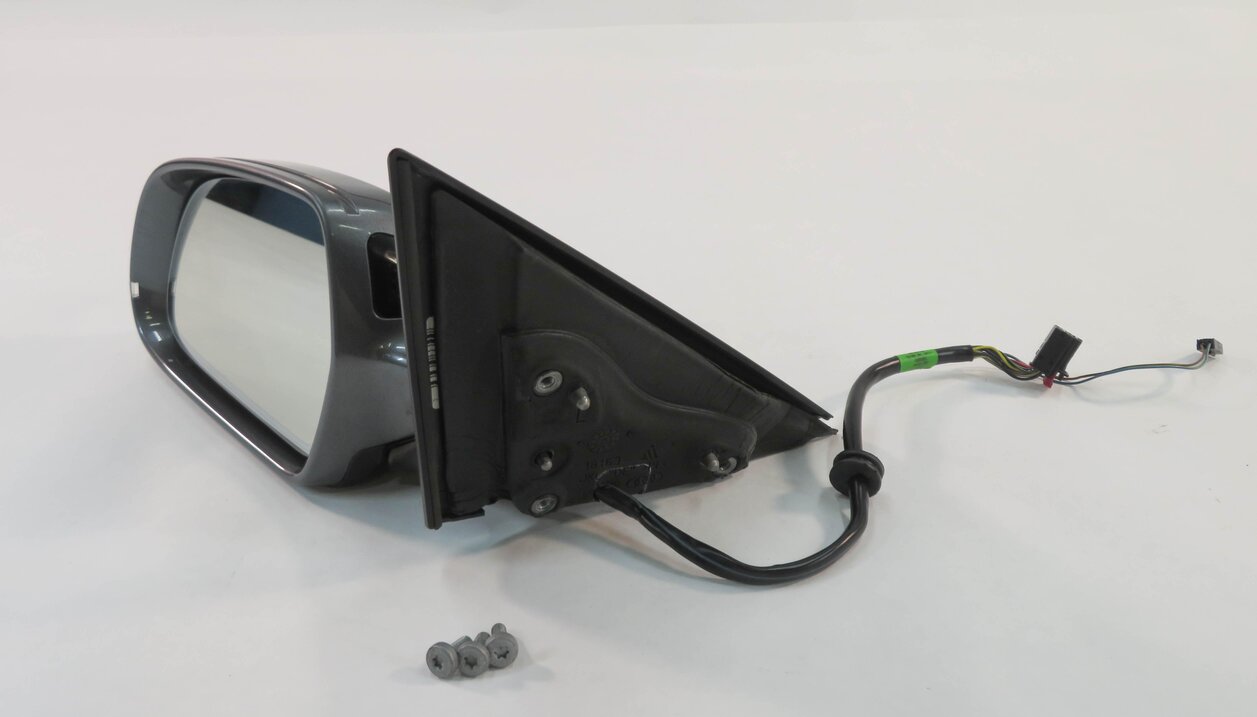 10-14 AUDI A5 (B8 8T) CONVERTIBLE - LEFT P-FOLD MEMORY AUTODIM MIRROR (GRAY)