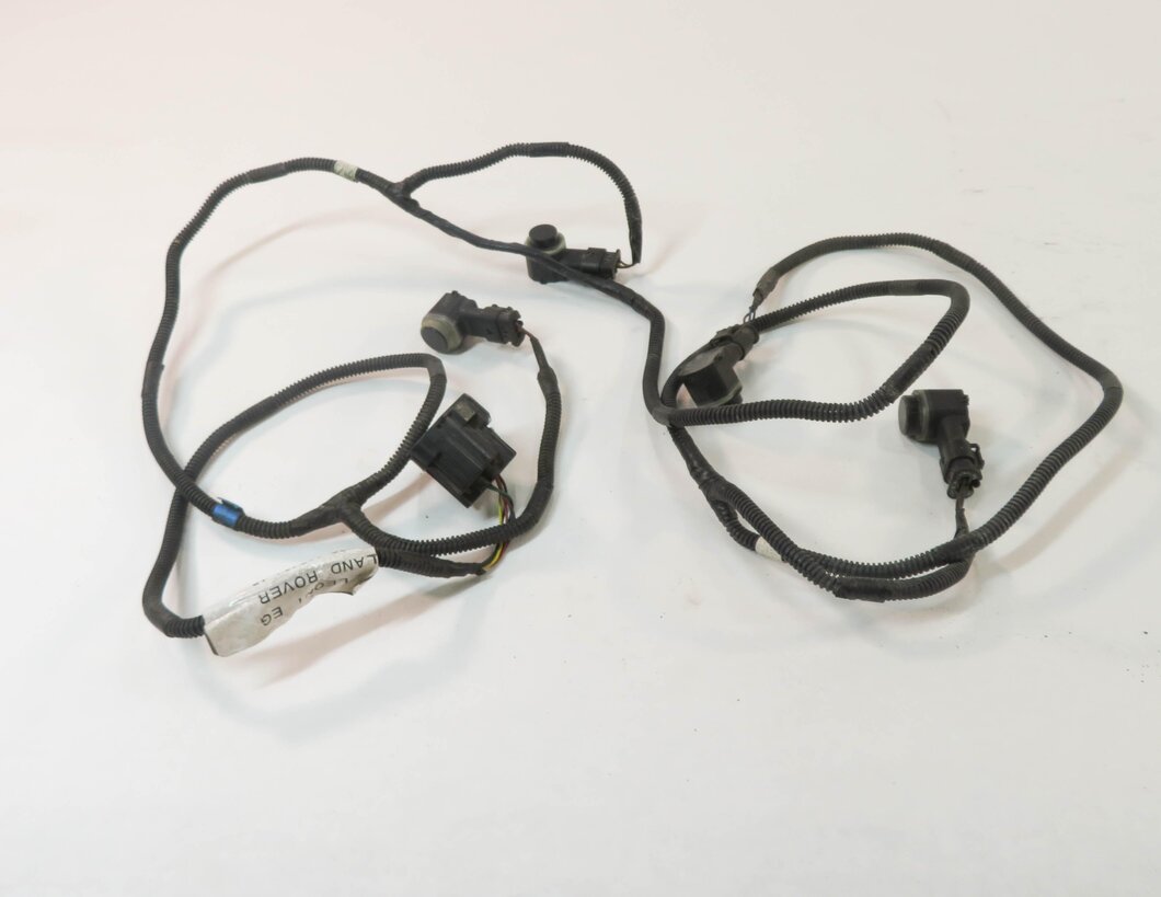 2010 RANGE ROVER SPORT (L320) REAR PDC PARK DISTANCE SENSOR SET w/ HARNESS BLACK