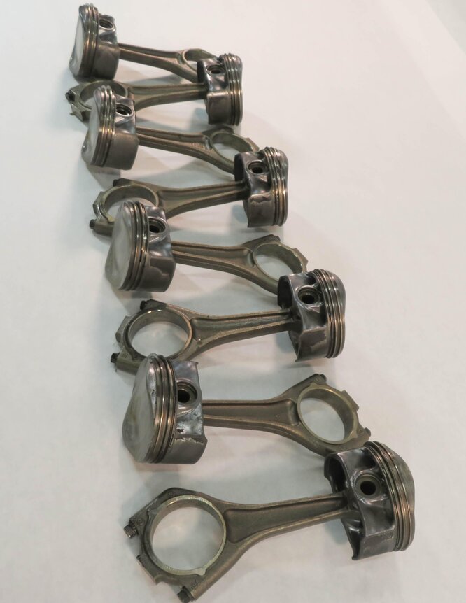 Thumbnail 3: 2010 RANGE ROVER SPORT (L320) 5.0L AJ133 V8 ENGINE PISTON w/ CONNECTING ROD SET