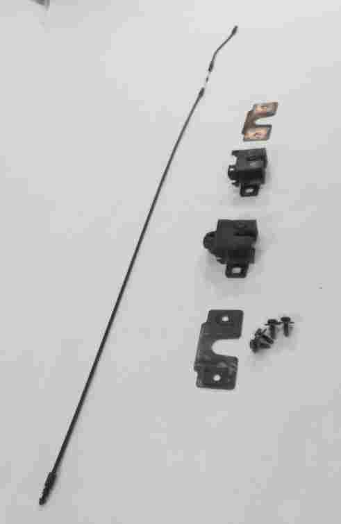 Thumbnail 2: 10 RANGE ROVER SPORT SUV (L320) REAR LIFTGATE HATCH LID LOCK LATCH SET/2 w/CABLE