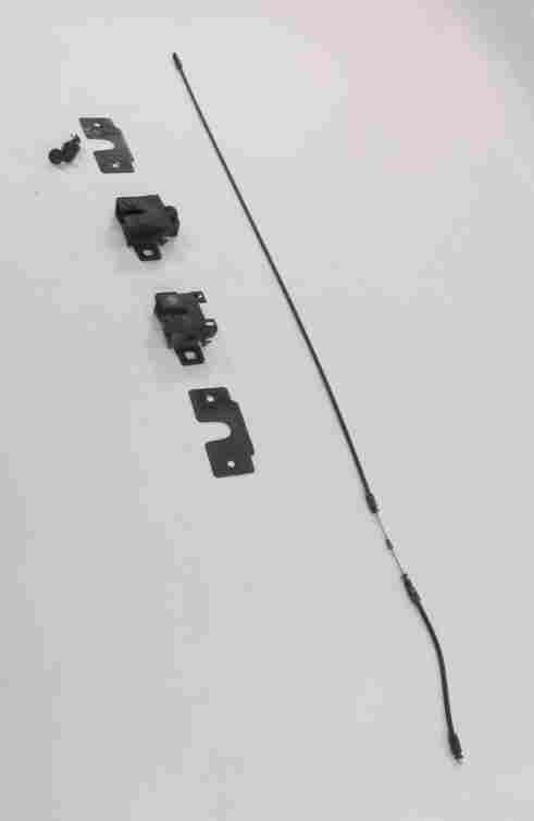 Thumbnail 3: 10 RANGE ROVER SPORT SUV (L320) REAR LIFTGATE HATCH LID LOCK LATCH SET/2 w/CABLE