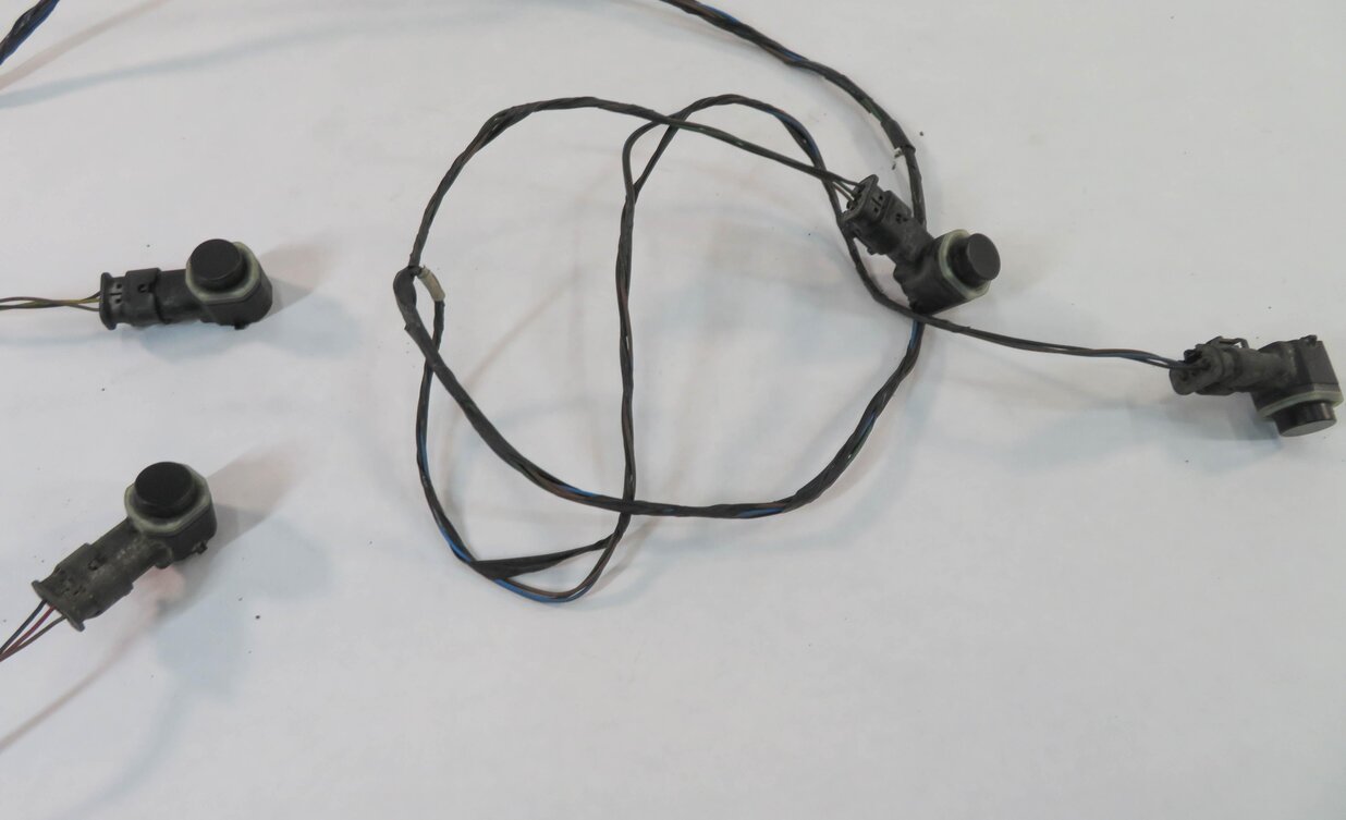 Thumbnail 4: 2011 RANGE ROVER SPORT (L320) REAR PDC PARK SENSOR SET-4 w/ WIRING HARNESS