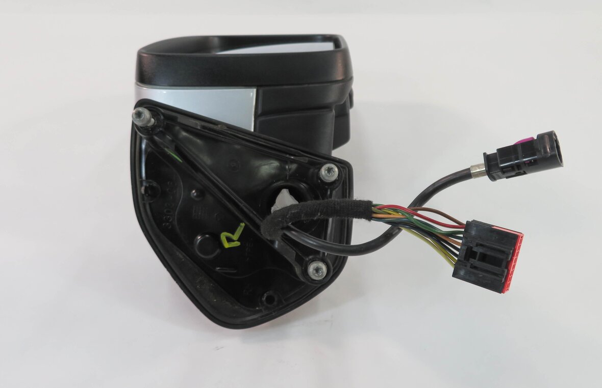 Thumbnail 4: 10-13 LR4 RANGE ROVER SPORT (L320) RIGHT PFOLD MEM HEATED CAMERA MIRROR (SILVER)