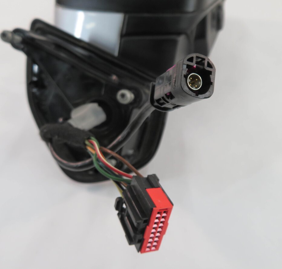 Thumbnail 8: 10-13 LR4 RANGE ROVER SPORT (L320) RIGHT PFOLD MEM HEATED CAMERA MIRROR (SILVER)