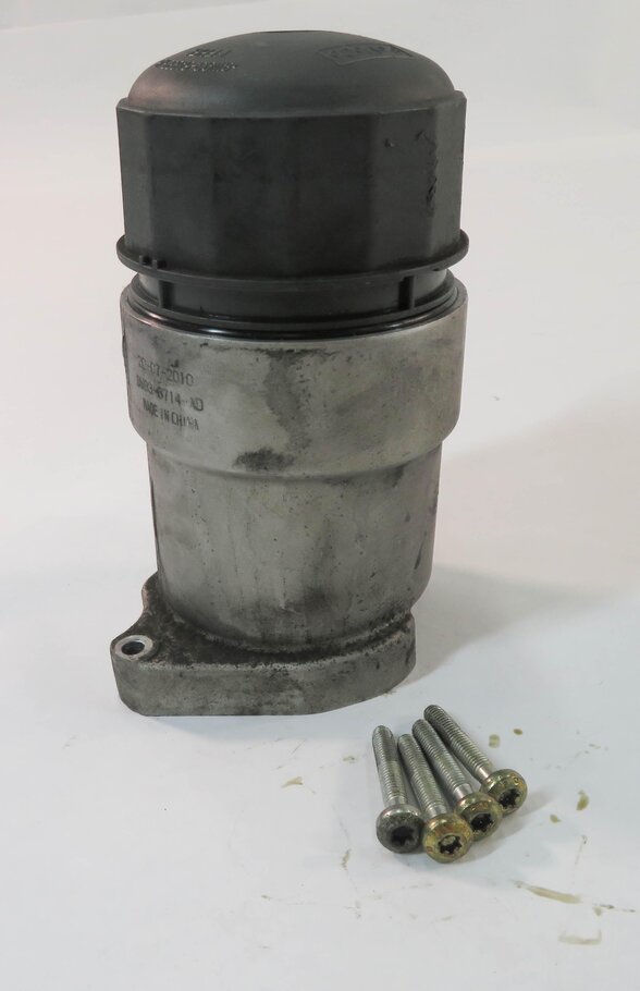 2010 RANGE ROVER SPORT (L320) 5.0L AJ133 V8 ENGINE - OIL FILTER HOUSING w/ CAP