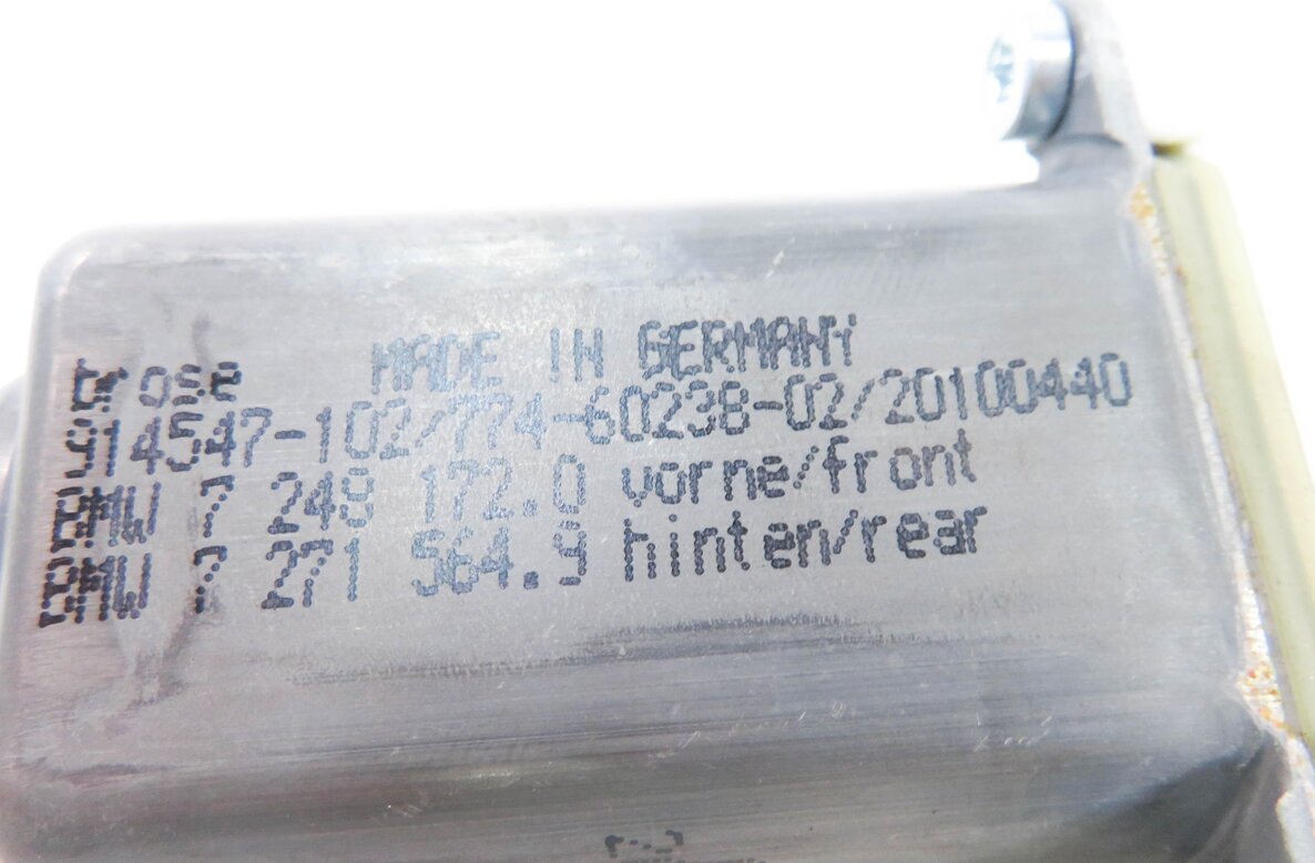 Thumbnail 6: 11-16 BMW 528i 535i 550i M5 (F10) RIGHT PASSENGER WINDOW MOTOR (FRONT / REAR)