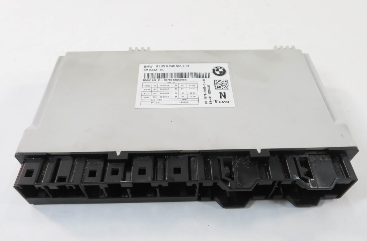 12-19 BMW 328i 335i 535i 550i 750i M5 M6 X3 X4 - RIGHT FRONT SEAT CONTROL MODULE