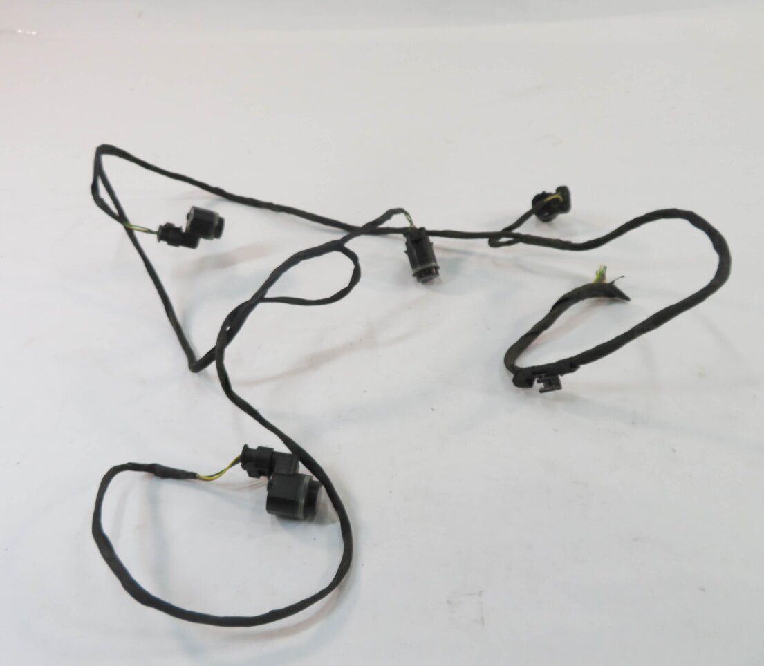 2011 BMW 535i (F10) REAR PDC PARK DISTANCE SENSOR SET w/ HARNESS (GRAY A52)