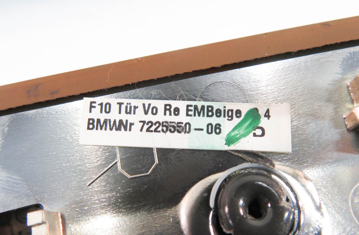 Thumbnail 13: 2011 BMW 535i (F10) INTERIOR DASH DOOR CONSOLE (ASH WOOD GRAIN) TRIM SET-7