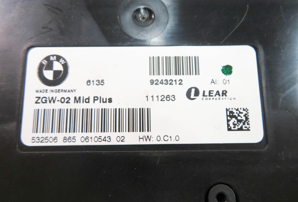 Thumbnail 9: 11-19 BMW 528i 535i 550i 640i 650i 740i 750i 760i M5 M6 - CENTRAL GATEWAY MODULE