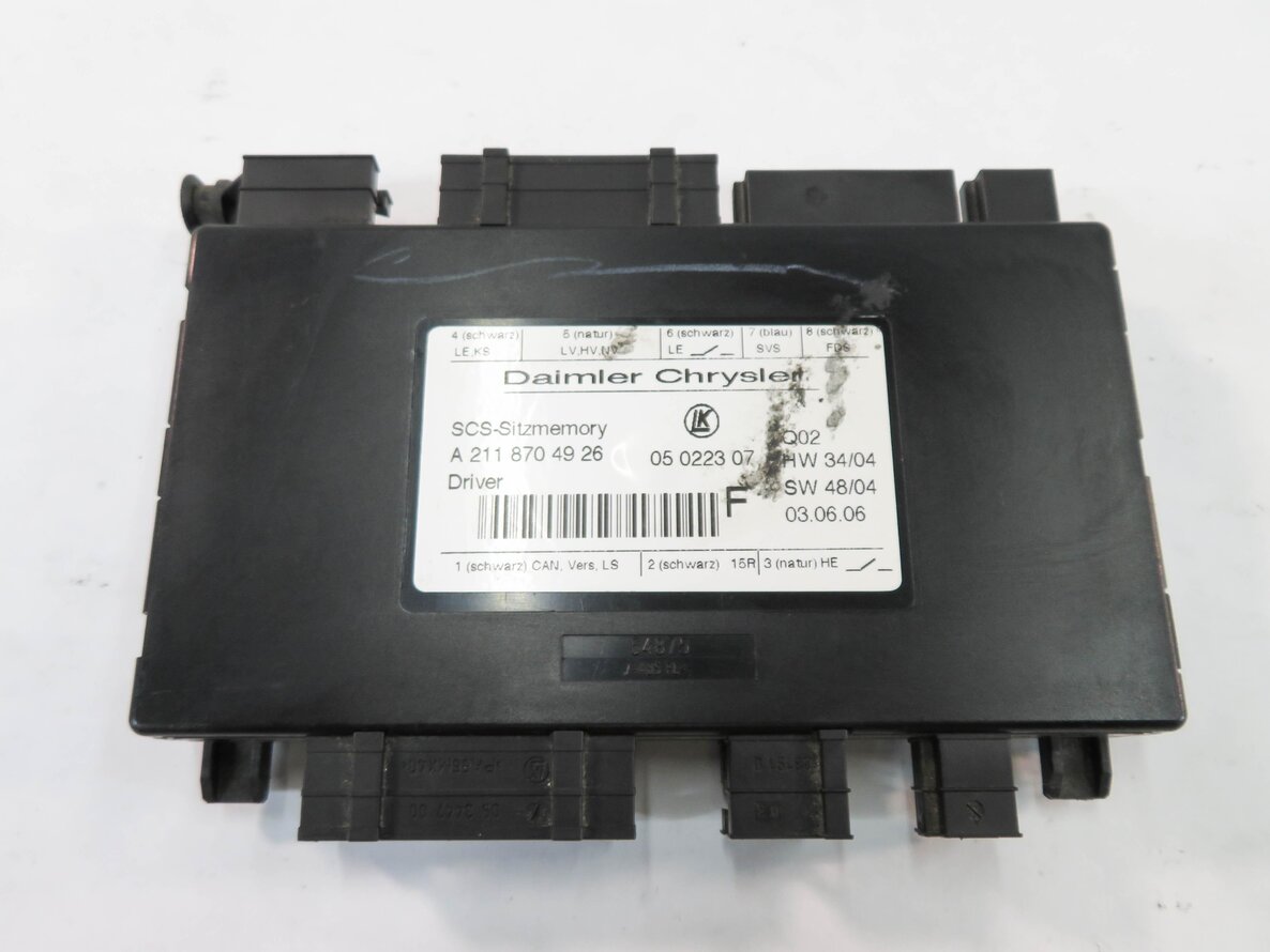 Thumbnail 2: 2007 MERCEDES GL450 (X164) LEFT FRONT DRIVER SEAT CONTROL MODULE
