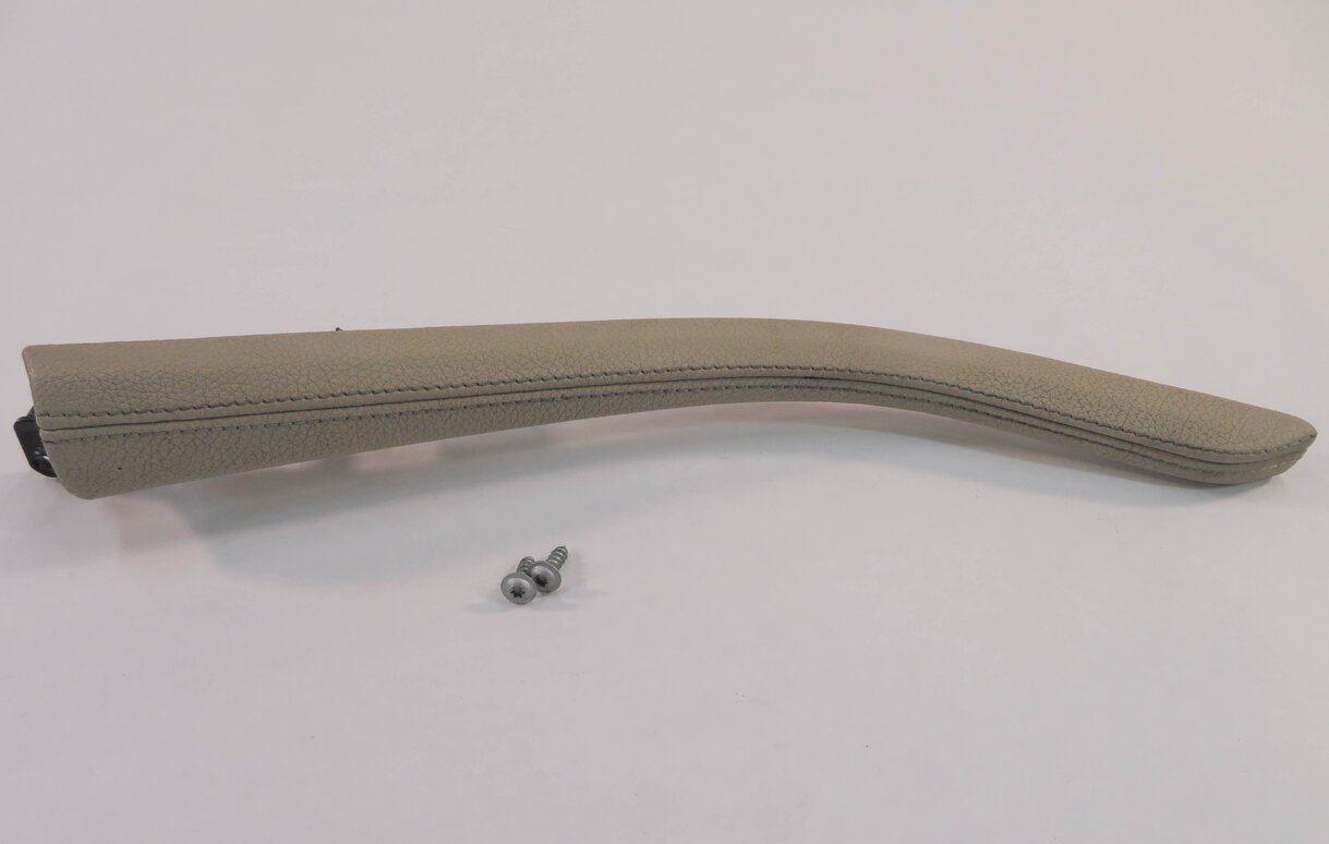 2011 BMW 535i (F10) FRONT CENTER CONSOLE EDGE TRIM (OYSTER LEATHER NACX)