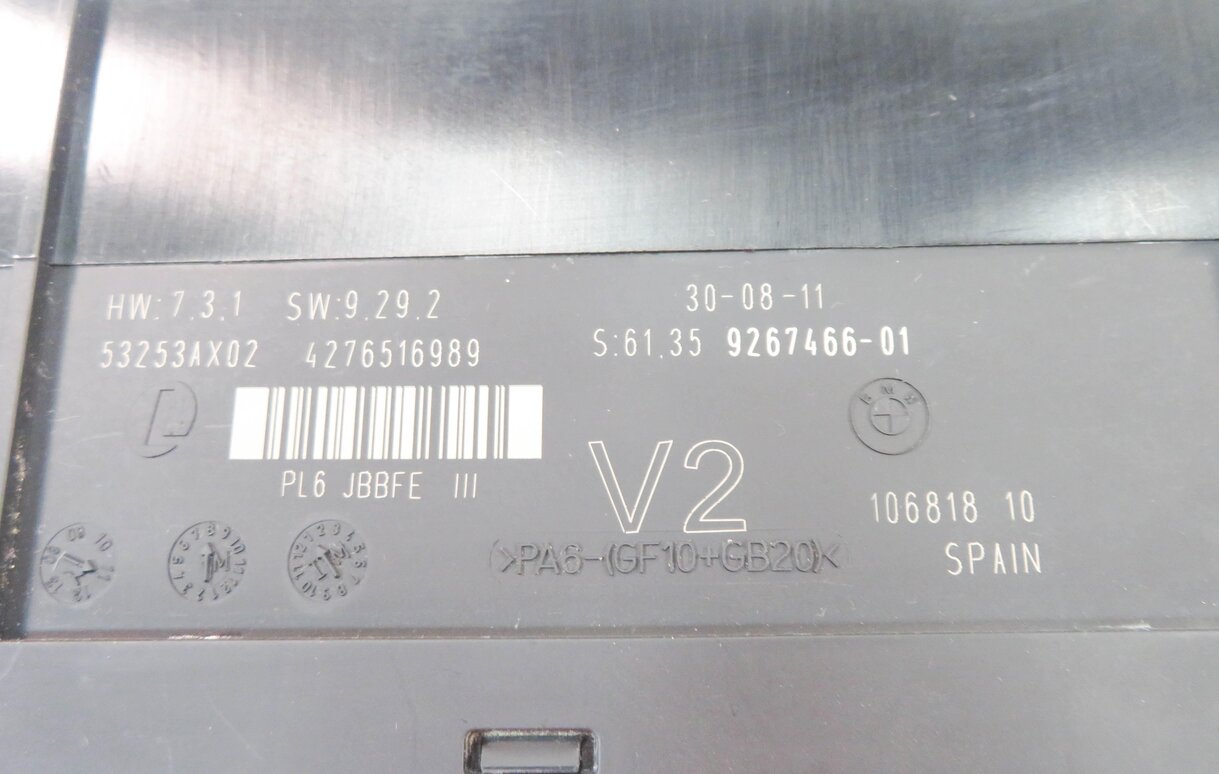 Thumbnail 6: 2011-2016 BMW 528i 535i 550i M5 M6 (F10 F12) PRIMARY BODY POWER CONTROL MODULE