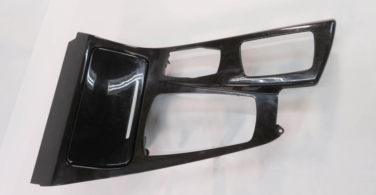 Thumbnail 10: 2011 BMW 535i (F10) DASH DOOR CONSOLE (FINE ASH GRAIN) WOOD TRIM SET-8