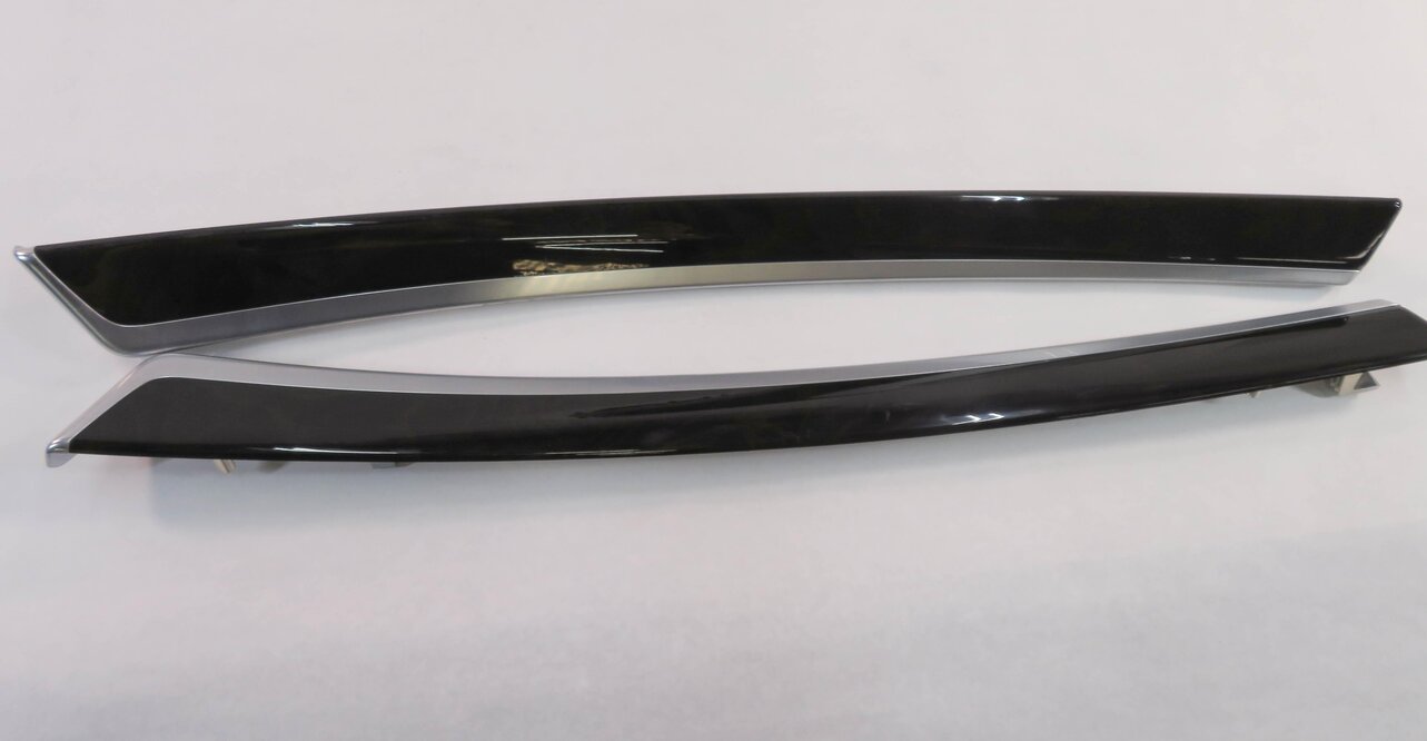 Thumbnail 7: 2011 BMW 535i (F10) DASH DOOR CONSOLE (FINE ASH GRAIN) WOOD TRIM SET-8