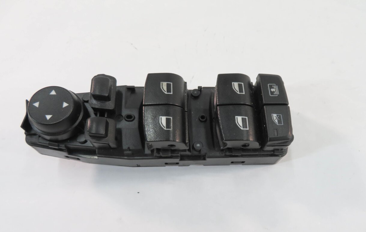 Thumbnail 3: 10-19 BMW 528i 535i 550i 640i M5 M6 - LEFT DRIVER P-FOLD WINDOW SWITCH w/ SHADE