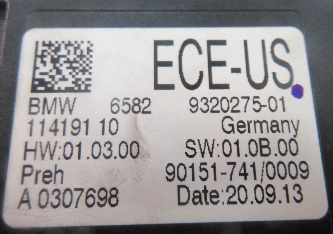 Thumbnail 6: 2014 BMW 328i (F30) i-DRIVE CONTROL KNOB SWITCH CONTROL MODULE
