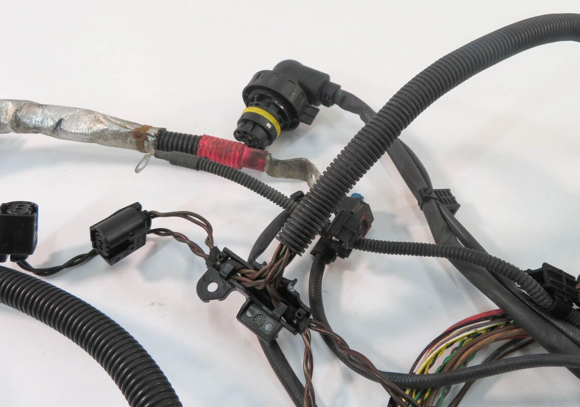 Thumbnail 5: 2014 BMW 328i (F30) 2.0L N47T TURBO DIESEL ENGINE WIRE WIRING HARNESS LOOM