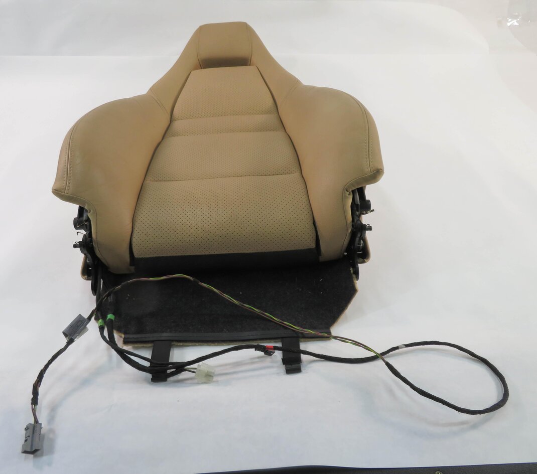 2012 PORSCHE PANAMERA (970 G1) PASSENGER UPPER TOP HEATED SEAT CUSHION (BEIGE)