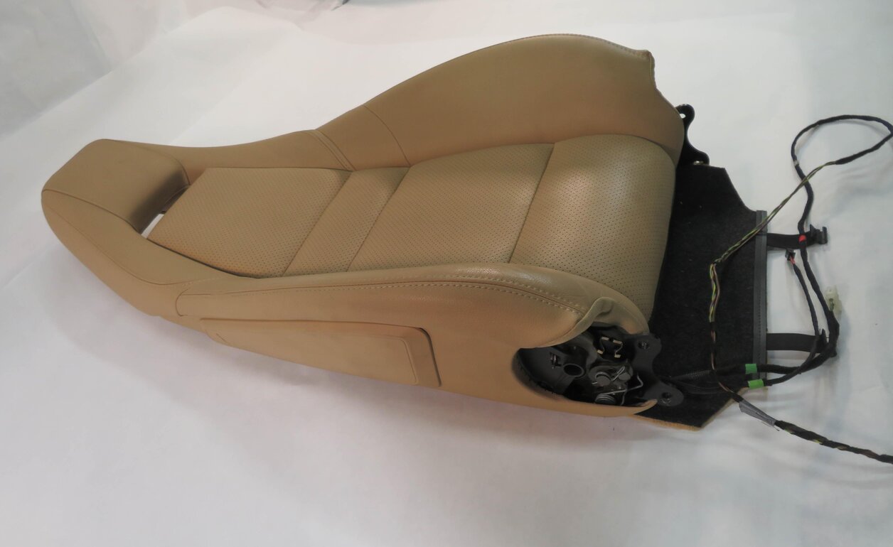 Thumbnail 2: 2012 PORSCHE PANAMERA (970 G1) PASSENGER UPPER TOP HEATED SEAT CUSHION (BEIGE)