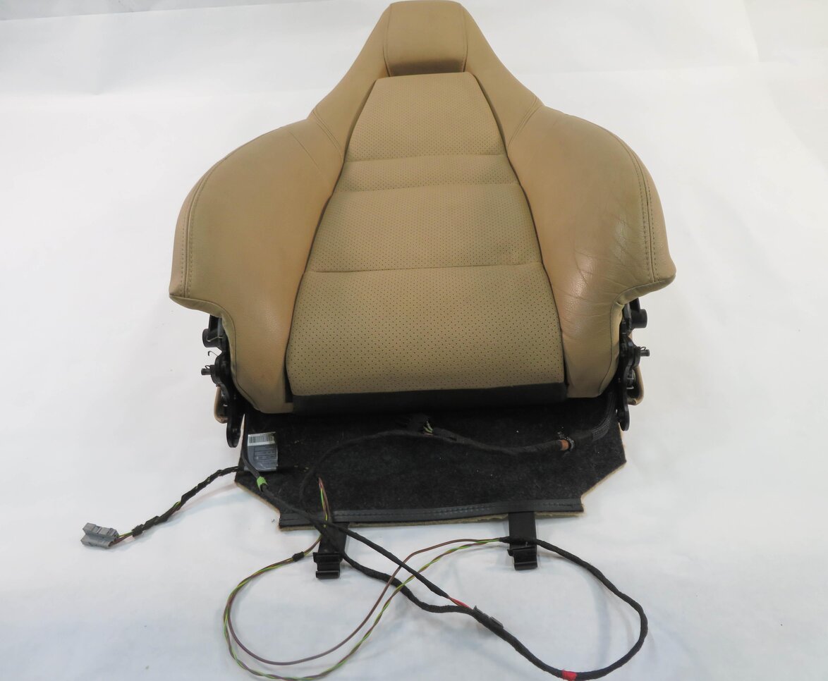 2012 PORSCHE PANAMERA (970 G1) DRIVER UPPER TOP HEATED SEAT CUSHION (BEIGE)