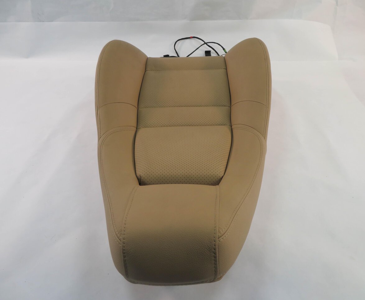 Thumbnail 4: 2012 PORSCHE PANAMERA (970 G1) DRIVER UPPER TOP HEATED SEAT CUSHION (BEIGE)
