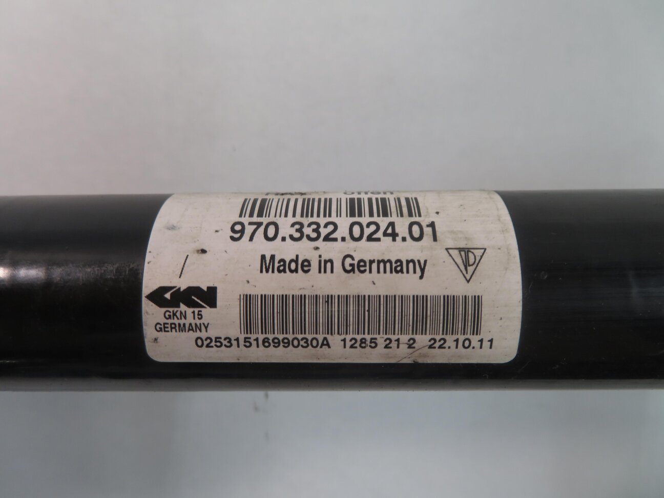 Thumbnail 5: 2010-2016 PORSCHE PANAMERA (970 G1) RIGHT PASSENGER REAR AXLE SHAFT w/ KNUCKLE