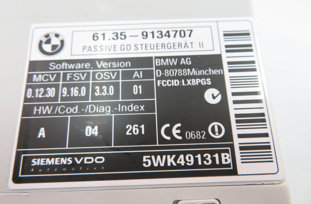 Thumbnail 7: 2007-2014 BMW 528i 535i 550i X5 X5M X6M (E60 E70 E71) KEYLESS PASSIVE GO MODULE