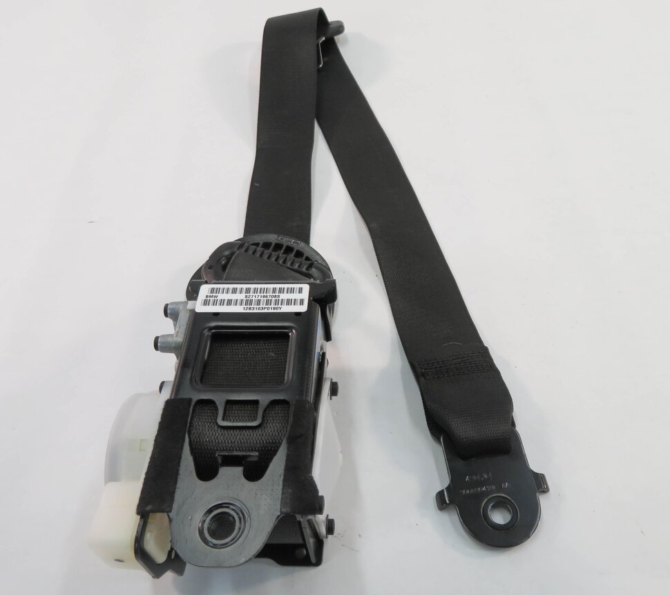 Thumbnail 5: 07-14 BMW X5 X6 X5M X6M (E70 E71) LEFT FRONT DRIVER SEATBELT RETRACTOR (BLACK)