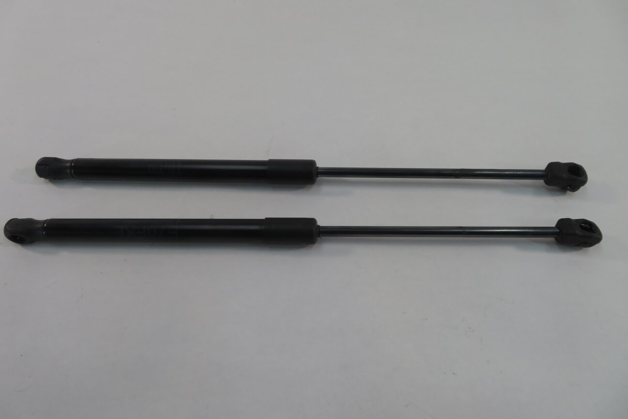 2013 BMW X5M ///M (E70) FRONT LEFT & RIGHT HOOD SHOCK SUPPORT PROP ROD SET-2