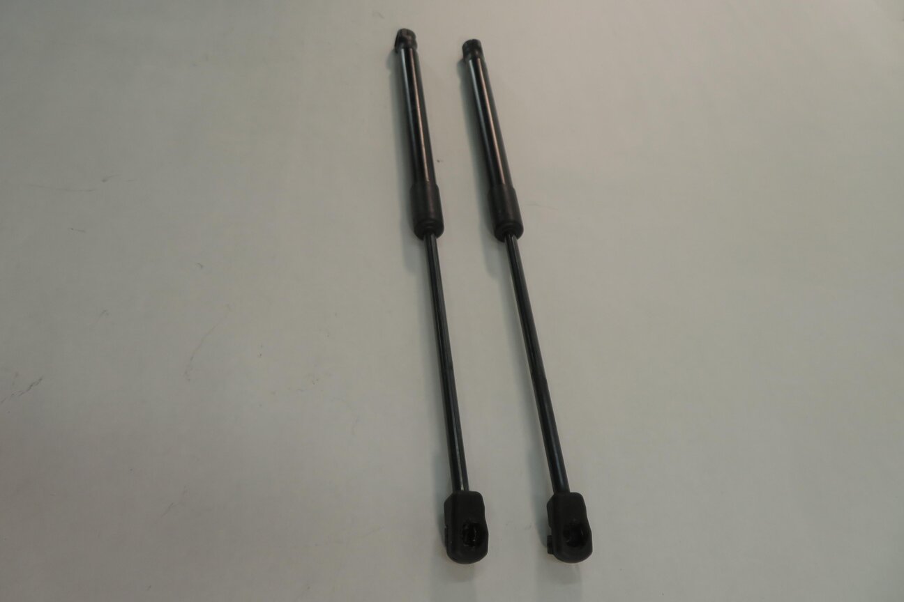 Thumbnail 3: 2013 BMW X5M ///M (E70) FRONT LEFT & RIGHT HOOD SHOCK SUPPORT PROP ROD SET-2