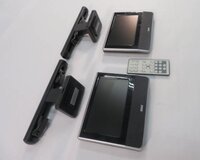 2013 BMW 750i (F01) REAR ENTERTAINMENT DVD TABLET SET w/ MOUNTS & REMOTE CONTROL