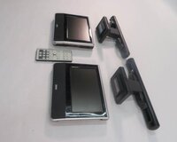 Thumbnail 2: 2013 BMW 750i (F01) REAR ENTERTAINMENT DVD TABLET SET w/ MOUNTS & REMOTE CONTROL