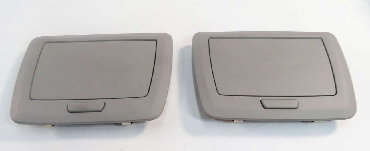 2013 BMW 750i (F01) LEFT & RIGHT REAR VANITY MIRROR SET-2 (GRAY)