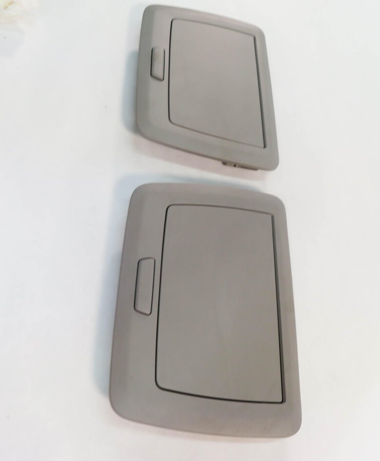 Thumbnail 3: 2013 BMW 750i (F01) LEFT & RIGHT REAR VANITY MIRROR SET-2 (GRAY)