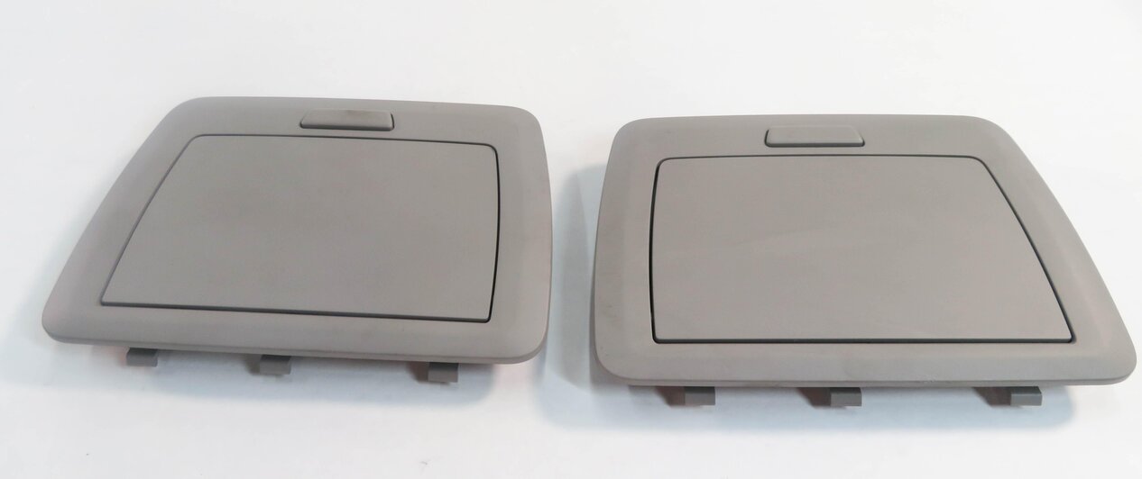 Thumbnail 4: 2013 BMW 750i (F01) LEFT & RIGHT REAR VANITY MIRROR SET-2 (GRAY)