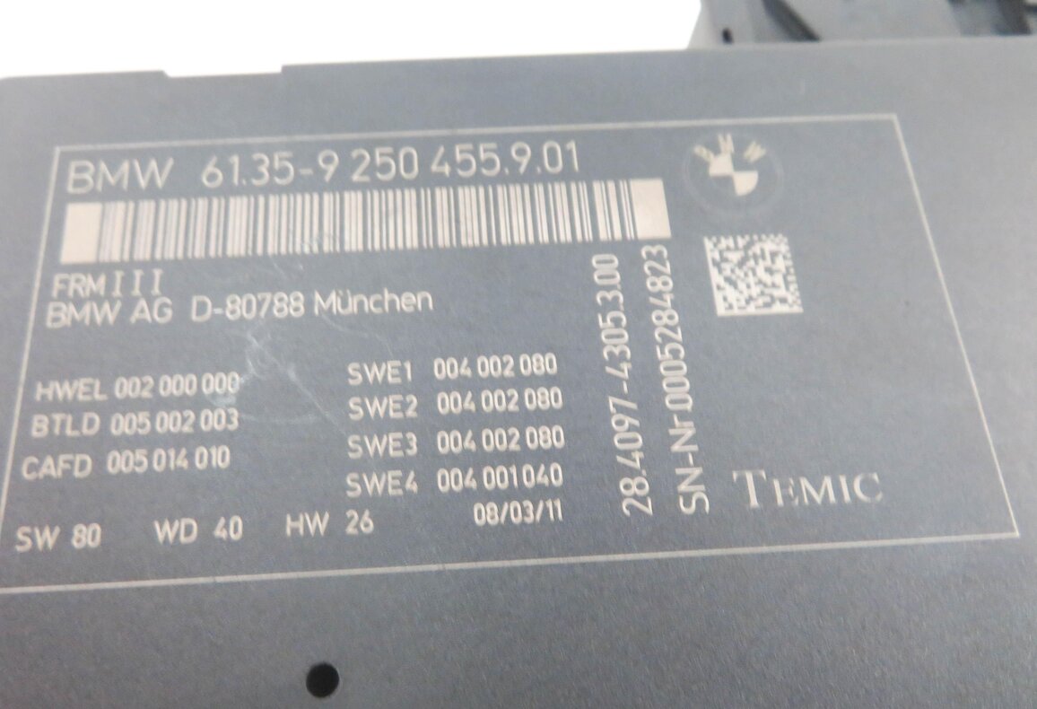 Thumbnail 7: 2010-2017 BMW 528i 535i 550i 650i 750i M5 X3 - FRMIII BODY LIGHT CONTROL MODULE