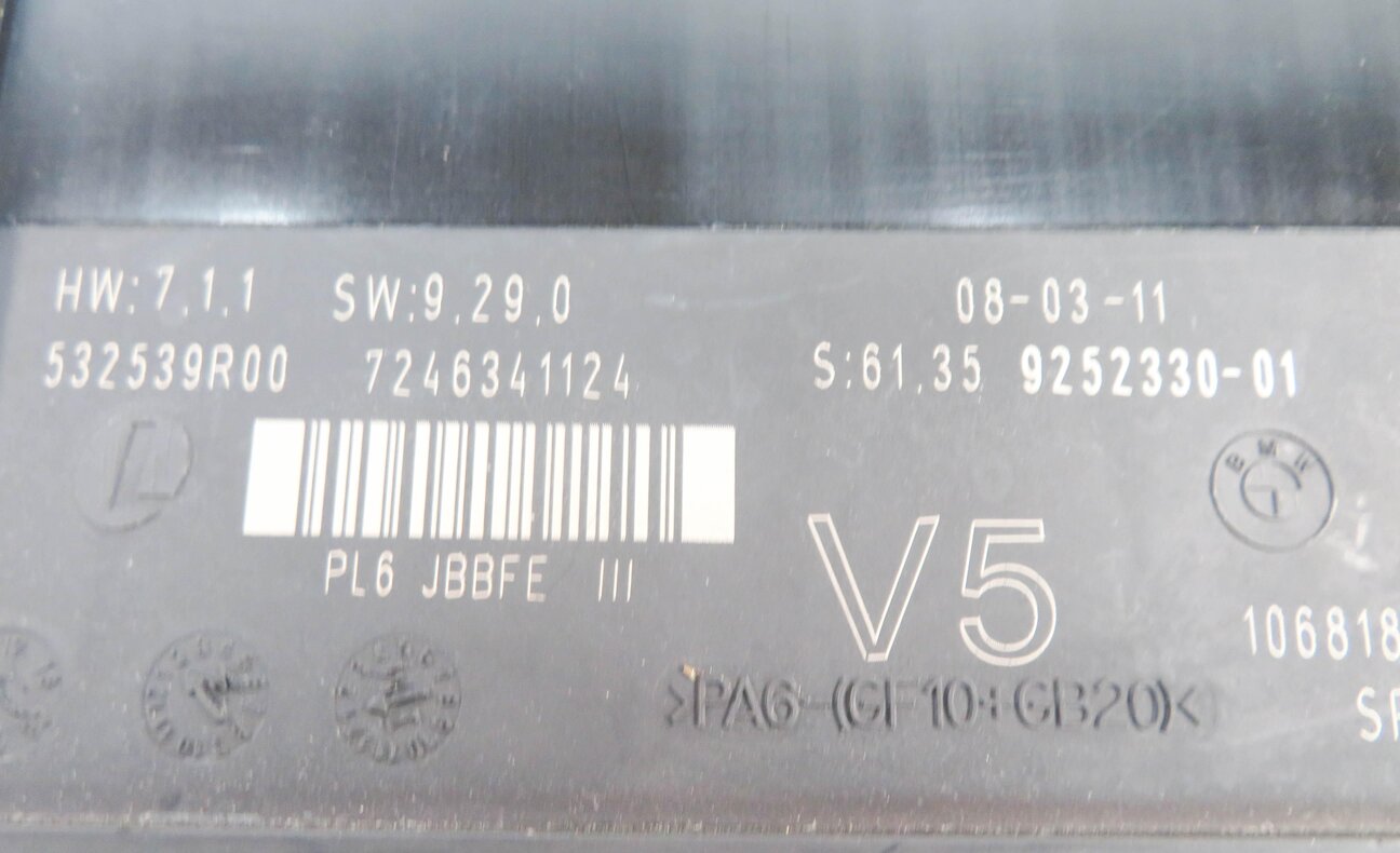 Thumbnail 15: 11-19 BMW 528i 535i 550i 650i 740i 750i 760i M5 - PRIMARY BODY CONTROL MODULE