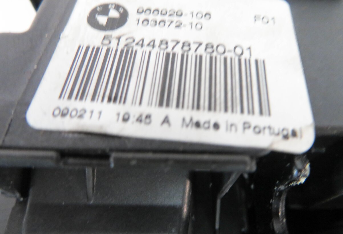 Thumbnail 8: 2010 BMW 750i (F01) REAR TRUNK LOCK LATCH ACTUATOR w/ CABLES