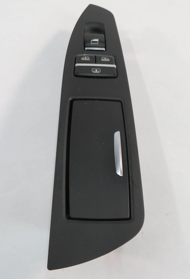 2012 BMW 750i (F01) LEFT REAR DOOR POWER SHADE / WINDOW SWITCH (BLACK)