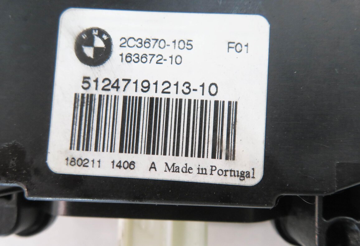 Thumbnail 6: 2010 BMW 750i (F01) REAR TRUNK LOCK LATCH SOFT CLOSE ACTUATOR MOTOR